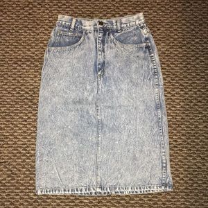 jean skirt